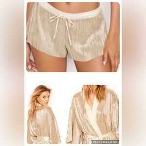 NWT Victoria’s Secrets Set- Robe & Shorts